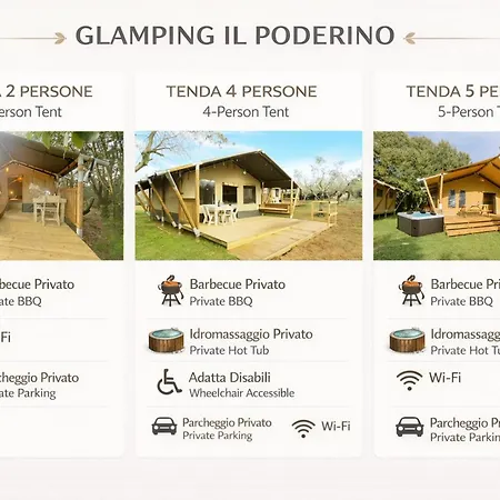 Glamping Il Poderino * Cecina (Livorno)